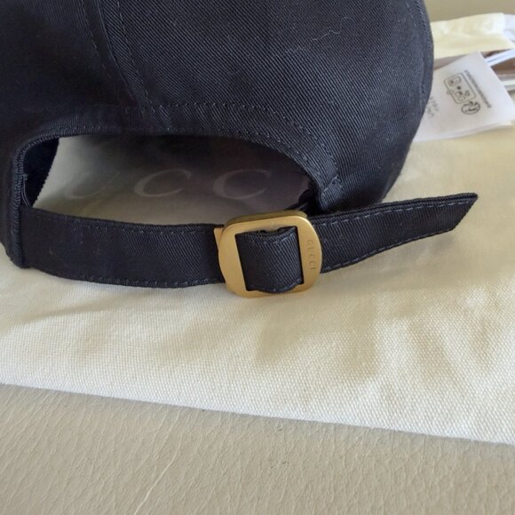 NWT GUCCI Baseball Cap This Season'S Logo Navy Cap Size M 58 Cm - Picture 8 of 10